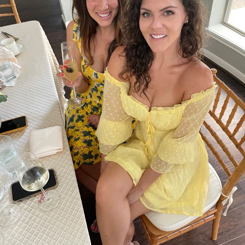 Yellow Polka Dot Blouse